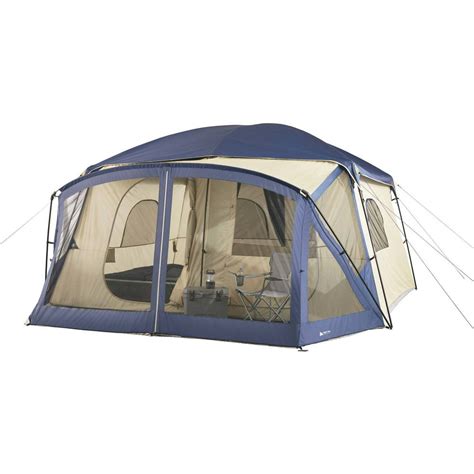 This <b>Ozark</b> Trail <b>12</b>-<b>Person</b> <b>Cabin</b> <b>Tent</b> <b>with Screen</b> <b>Porch</b> is here because of its peak height which is 90 inches (229 cm). . Ozark 12 person cabin tent with screen porch